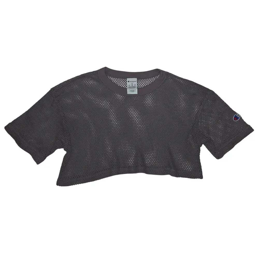 Champion Frosted Plum Women's Mesh Shirt Small Coachella Fest Outfit - Pre Owned - Picture 2 of 4